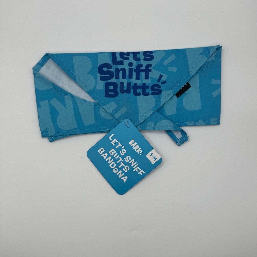 “Let’s Sniff Butts” Dog Bandana by Bark
